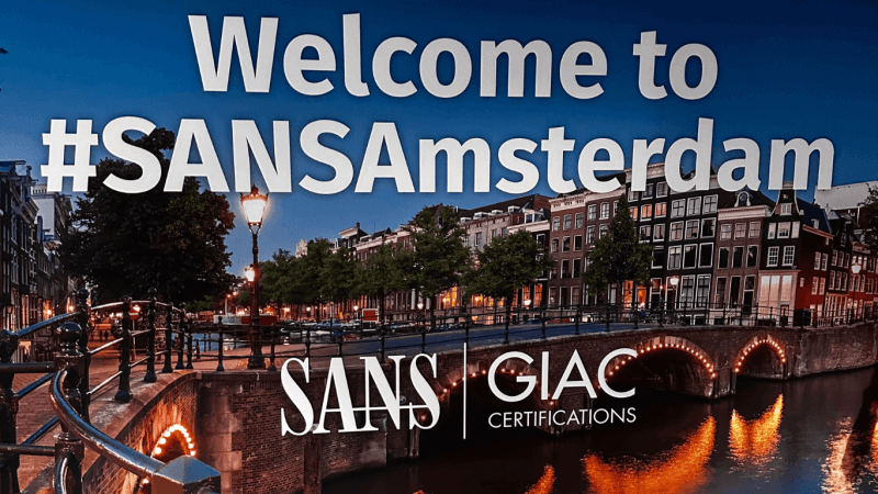 Cyber Security Training des SANS Institute in Amsterdam