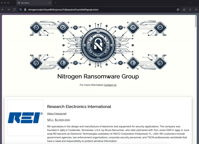 CONTI’s Carbon Copy – Nitrogen Ransomware Analysis